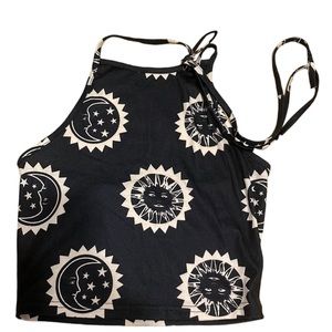 Halter Neck Crop Top.